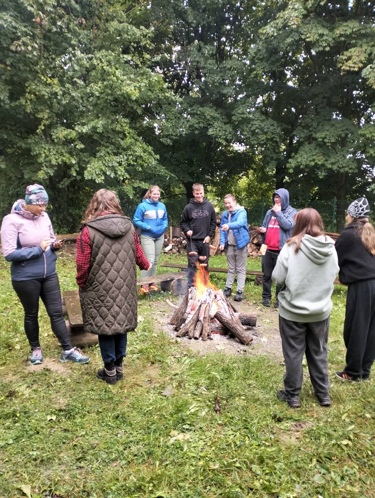 Młodzież z Sawina z wizytą w Wojsławicach